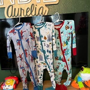 Little Sleepies Convertible Zippy Pajamas 2T